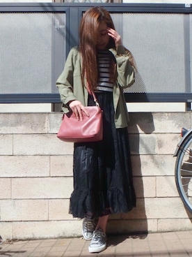 kさん（レディース・154cm）の春コーディネート