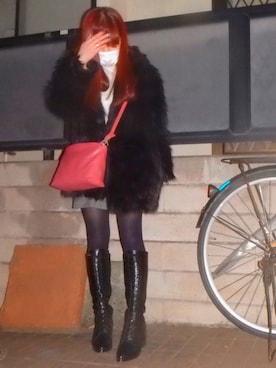 kさん（レディース・154cm）の冬コーディネート