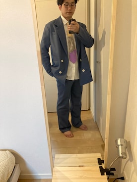 「アイテム（フォーマルスーツ/小物）」を使った、ゆーとさん（メンズ・168cm・20代）の春コーディネート