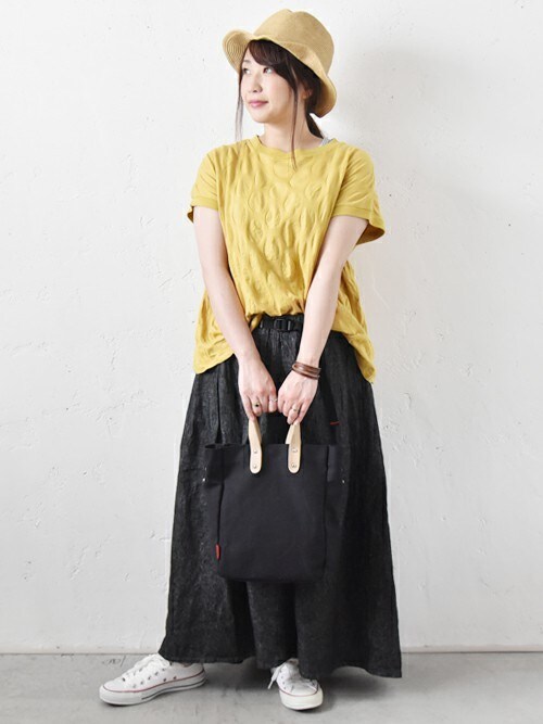 tumugu（ツムグ）の「tumugu: ドットジャガードプルオーバー（Tシャツ 