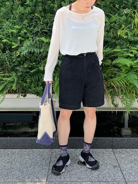 「LAKOLE（ラコレ）のアイテム」を使った、miiii13さん（レディース・158cm）の夏コーディネート