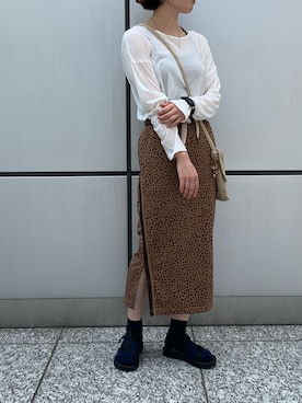 「Chaco（チャコ）のCHACO チャコ W's Z1 クラシック（Sandals、ブラック系）」を使った、miiii13さん（レディース・158cm）の夏コーディネート
