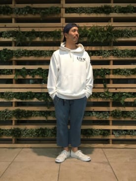 「TYPE BLUE（タイプブルー）のアイテム（トップス）」を使った、S-OTSさん（メンズ・176cm）の秋コーディネート