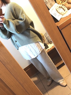 kinaさん（レディース・155cm）の冬コーディネート