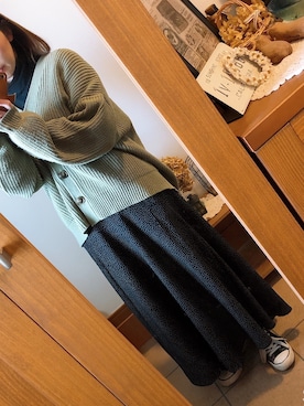 kinaさん(レディース・155cm)の冬コーディネート