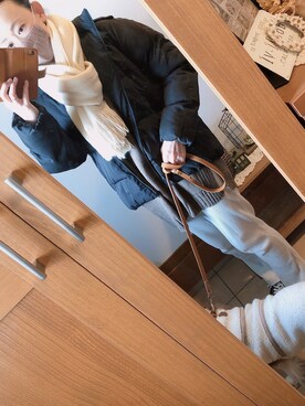 kinaさん（レディース・155cm）の冬コーディネート