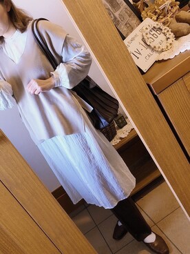 kinaさん（レディース・155cm）の春コーディネート