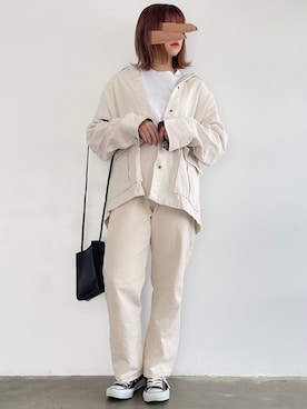 「apres jour（アプレジュール）のアイテム（その他アウター）」を使った、tarouさん（レディース・154cm）の春コーディネート