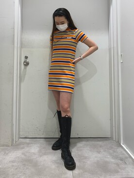 江川史唯さん（レディース・168cm）の春コーディネート