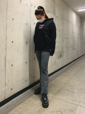 江川史唯さん（レディース・168cm）の春コーディネート