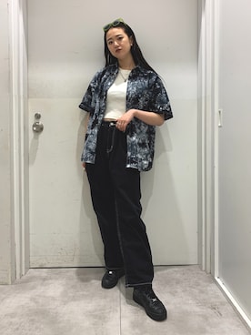 江川史唯さん(レディース・168cm)の春コーディネート