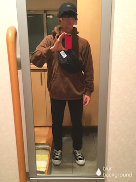 「connect（コネクト）のアイテム（帽子）」を使った、サマロキさん（メンズ・168cm）の秋コーディネート