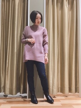 ゆいさん（レディース・156cm）の冬コーディネート