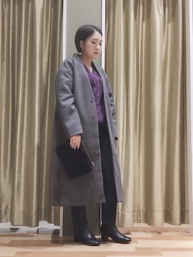 ゆいさん（レディース・156cm）の冬コーディネート