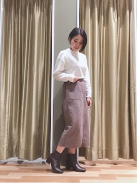 ゆいさん（レディース・156cm）の冬コーディネート