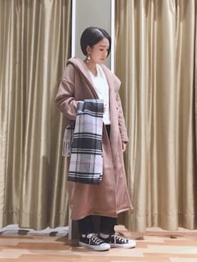 ゆいさん（レディース・156cm）の冬コーディネート