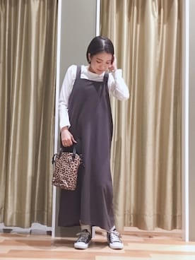 「Drifter（ドリフター）のアイテム」を使った、ゆいさん（レディース・156cm）の冬コーディネート