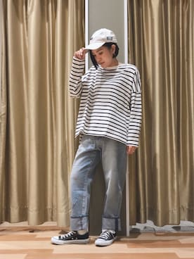 「MEI（メイ）のアイテム」を使った、ゆいさん（レディース・156cm）の冬コーディネート