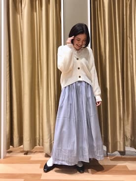 「BEAUTY&YOUTH UNITED ARROWS（ビューティーアンドユースユナイテッドアローズ）のアイテム（パンプス）」を使った、ゆいさん（レディース・156cm）の冬コーディネート