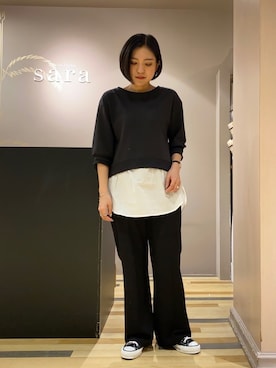 「VIDA＋（ヴィーダプラス）のアイテム」を使った、ゆいさん（レディース・156cm）の春コーディネート