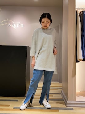 ゆいさん（レディース・156cm）の春コーディネート