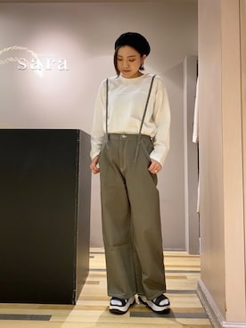 「ELENCARE DUE（エレンカーレデュエ）のアイテム」を使った、ゆいさん（レディース・156cm）の春コーディネート