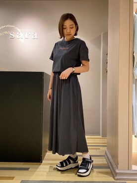 「VIDA＋（ヴィーダプラス）のアイテム」を使った、ゆいさん（レディース・156cm）の春コーディネート