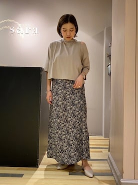 「KLASSE14（クラスフォーティーン）のアイテム」を使った、ゆいさん（レディース・156cm）の春コーディネート