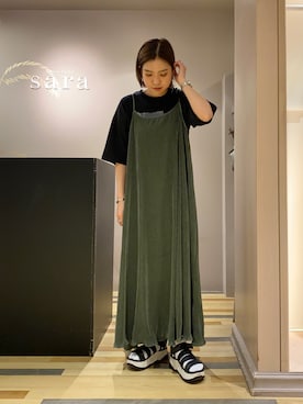 「KLASSE14（クラスフォーティーン）のアイテム」を使った、ゆいさん（レディース・156cm）の春コーディネート