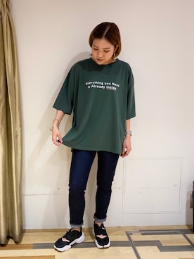 「Soierie（ソワリー）のアイテム」を使った、ゆいさん（レディース・156cm）の春コーディネート