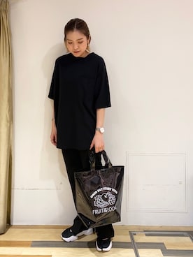 「Petit fleur（プチフルール）のアイテム」を使った、ゆいさん（レディース・156cm）の春コーディネート