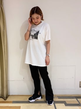 「KLASSE14（クラスフォーティーン）のアイテム」を使った、ゆいさん（レディース・156cm）の春コーディネート