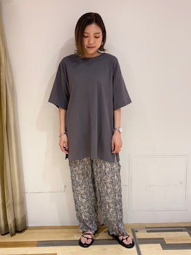 「KLASSE14（クラスフォーティーン）のアイテム」を使った、ゆいさん（レディース・156cm）の夏コーディネート