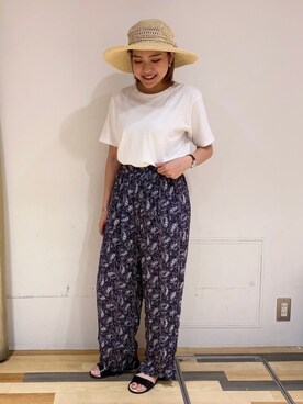 「VIDA＋（ヴィーダプラス）のアイテム」を使った、ゆいさん（レディース・156cm）の夏コーディネート