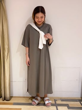 「Soierie（ソワリー）のアイテム」を使った、ゆいさん（レディース・156cm）の夏コーディネート