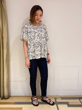 「VIDA＋（ヴィーダプラス）のアイテム」を使った、ゆいさん（レディース・156cm）の夏コーディネート