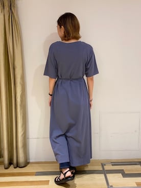 「Green　Parks（グリーンパークス）のアイテム（ワンピース）」を使った、ゆいさん（レディース・156cm）の夏コーディネート