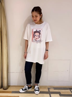 「VIDA＋（ヴィーダプラス）のアイテム」を使った、ゆいさん（レディース・156cm）の夏コーディネート