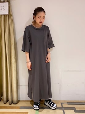 「VIDA＋（ヴィーダプラス）のアイテム」を使った、ゆいさん（レディース・156cm）の夏コーディネート