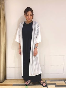 「VIDA＋（ヴィーダプラス）のアイテム」を使った、ゆいさん（レディース・156cm）の夏コーディネート