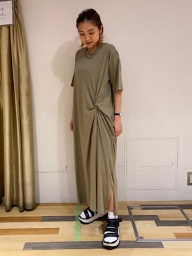 「VIDA＋（ヴィーダプラス）のアイテム」を使った、ゆいさん（レディース・156cm）の夏コーディネート
