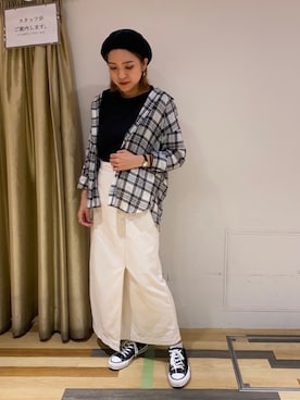 「VIDA＋（ヴィーダプラス）のアイテム」を使った、ゆいさん（レディース・156cm）の夏コーディネート