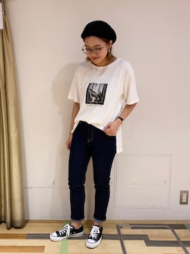 「VIDA＋（ヴィーダプラス）のアイテム」を使った、ゆいさん（レディース・156cm）の夏コーディネート