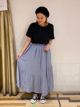 「VIDA＋（ヴィーダプラス）のアイテム」を使った、ゆいさん（レディース・156cm）の夏コーディネート