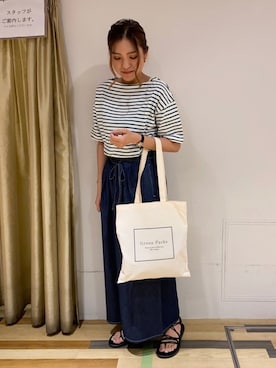 「VIDA＋（ヴィーダプラス）のアイテム」を使った、ゆいさん（レディース・156cm）の夏コーディネート