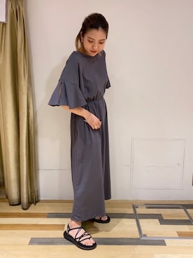 「Soierie（ソワリー）のアイテム」を使った、ゆいさん（レディース・156cm）の夏コーディネート