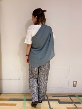 「VIDA＋（ヴィーダプラス）のアイテム」を使った、ゆいさん（レディース・156cm）の夏コーディネート