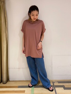 「VIDA＋（ヴィーダプラス）のアイテム」を使った、ゆいさん（レディース・156cm）の夏コーディネート