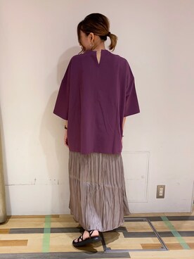 「VIDA＋（ヴィーダプラス）のアイテム」を使った、ゆいさん（レディース・156cm）の夏コーディネート