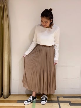 「ELENCARE DUE（エレンカーレデュエ）のアイテム」を使った、ゆいさん（レディース・156cm）の夏コーディネート